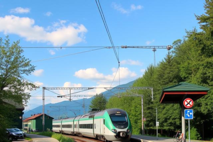 Reisen mit der Bahn: Entschleunigung in Deutschland